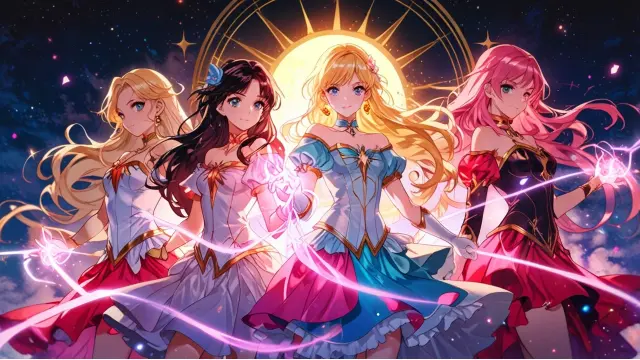 Capa da Garotas Mágicas